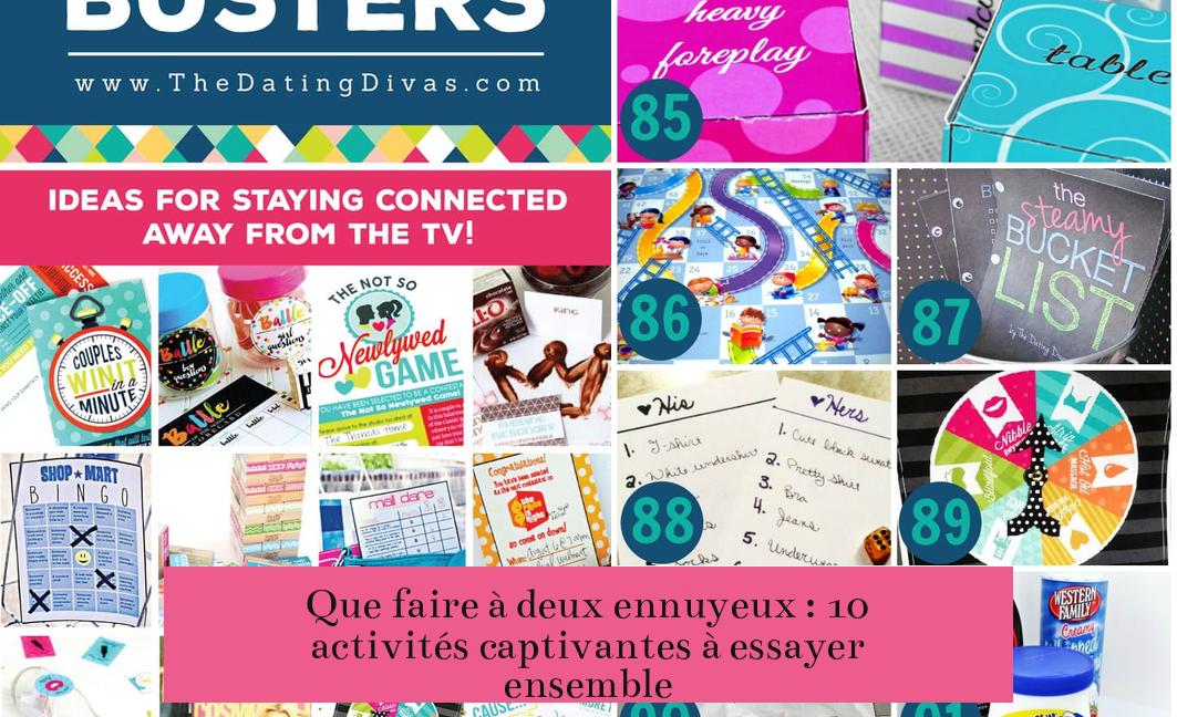 Que faire à deux ennuyeux : 10 activités captivantes à essayer ensemble