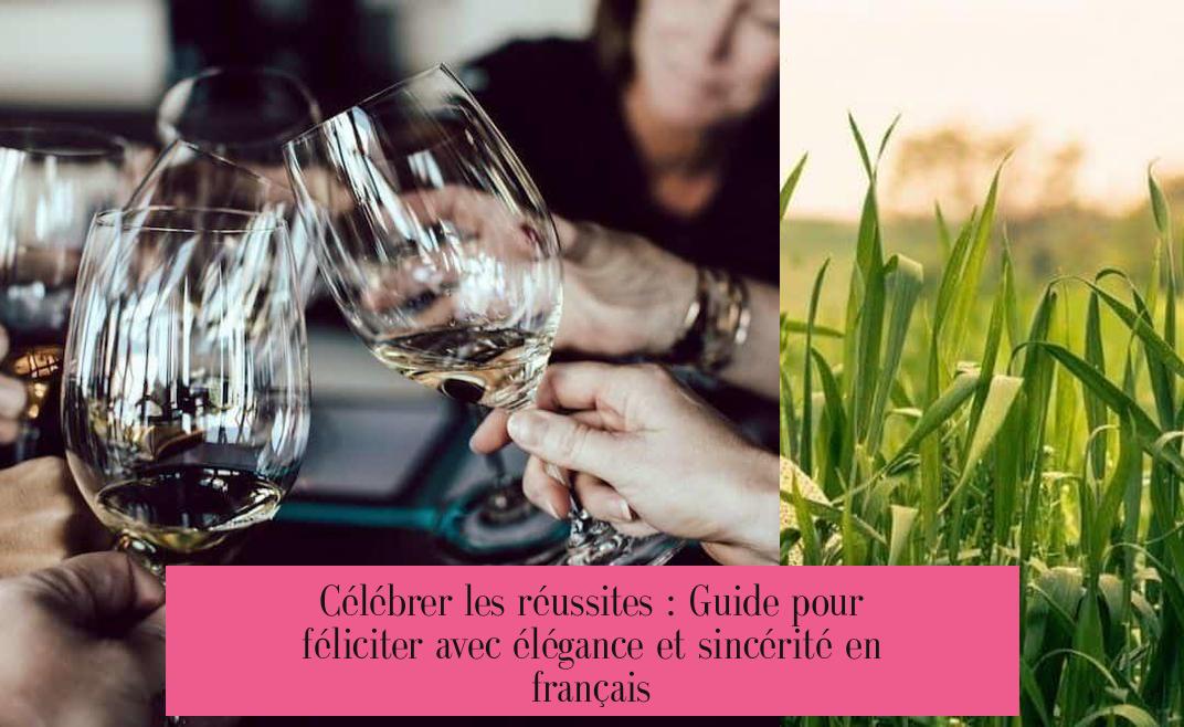Célébrer les réussites : Guide pour féliciter avec élégance et sincérité en français