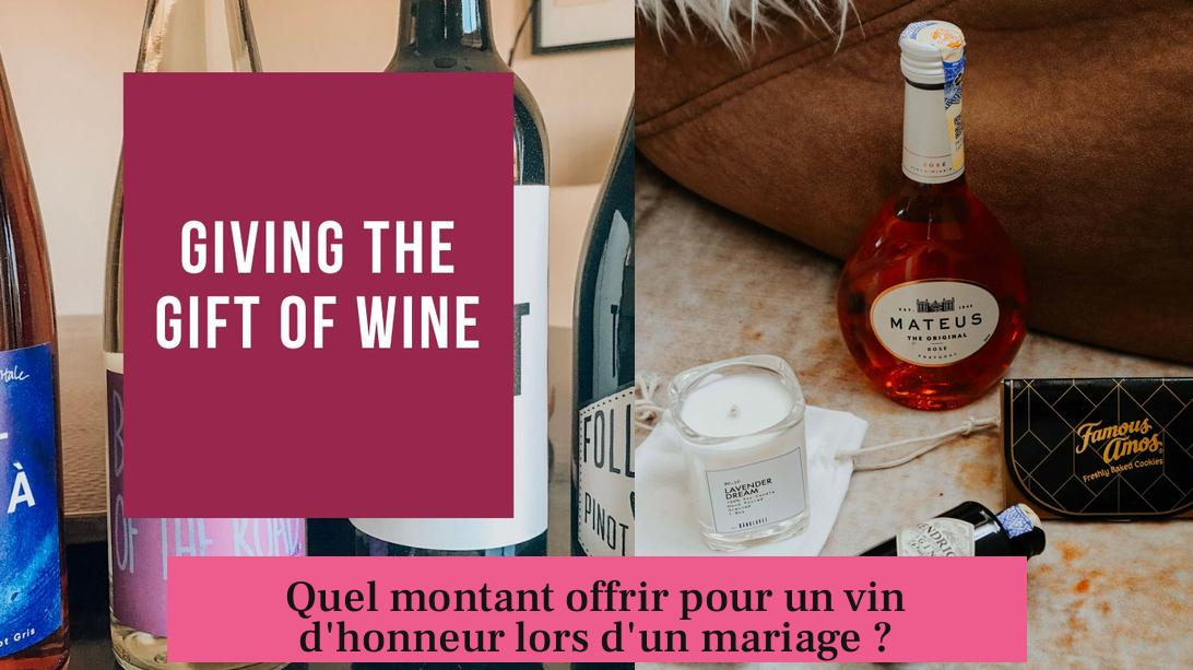 Quel montant offrir pour un vin d'honneur lors d'un mariage ?