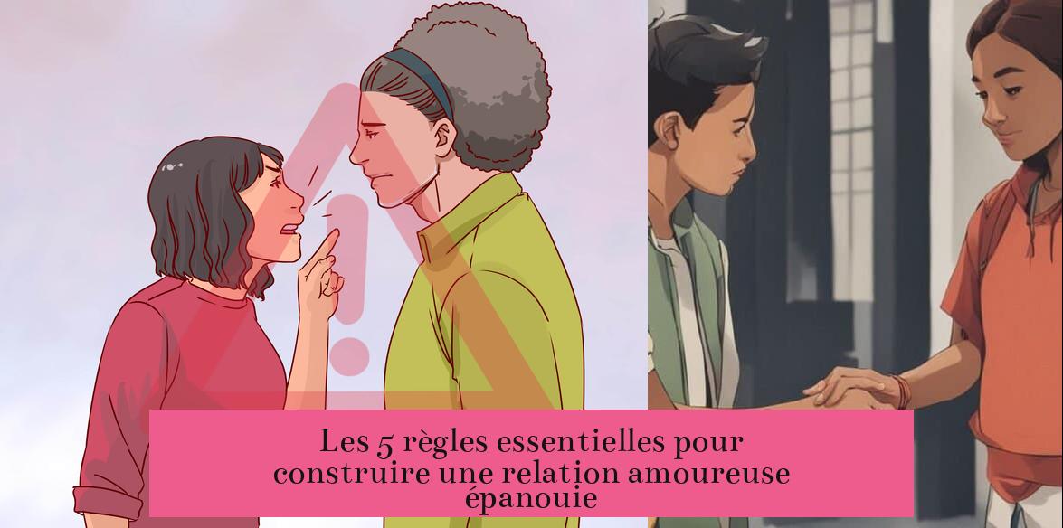 Les 5 règles essentielles pour construire une relation amoureuse épanouie