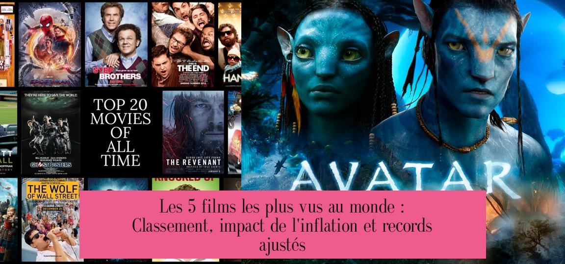 Les 5 films les plus vus au monde : Classement, impact de l'inflation et records ajustés