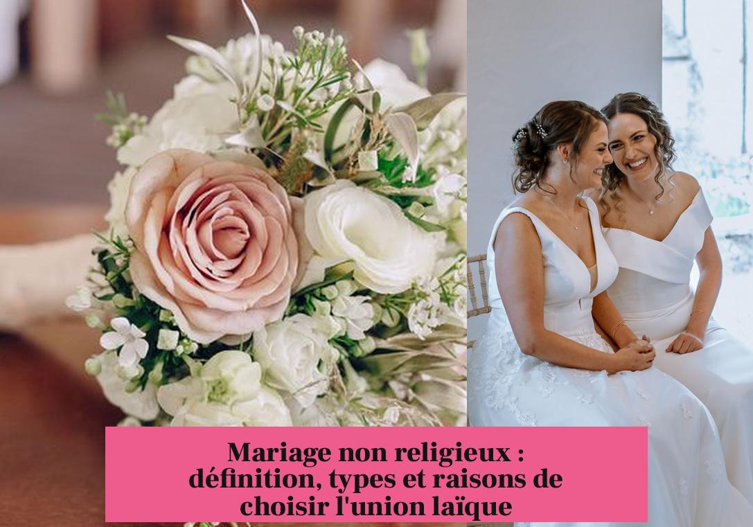 Mariage non religieux : définition, types et raisons de choisir l'union laïque