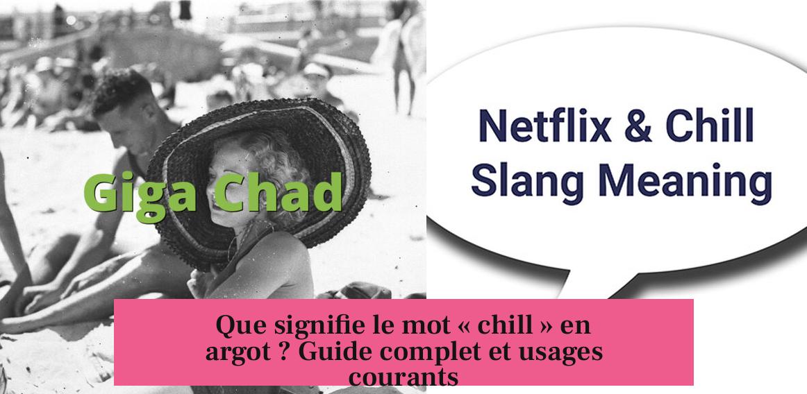 Que signifie le mot « chill » en argot ? Guide complet et usages courants