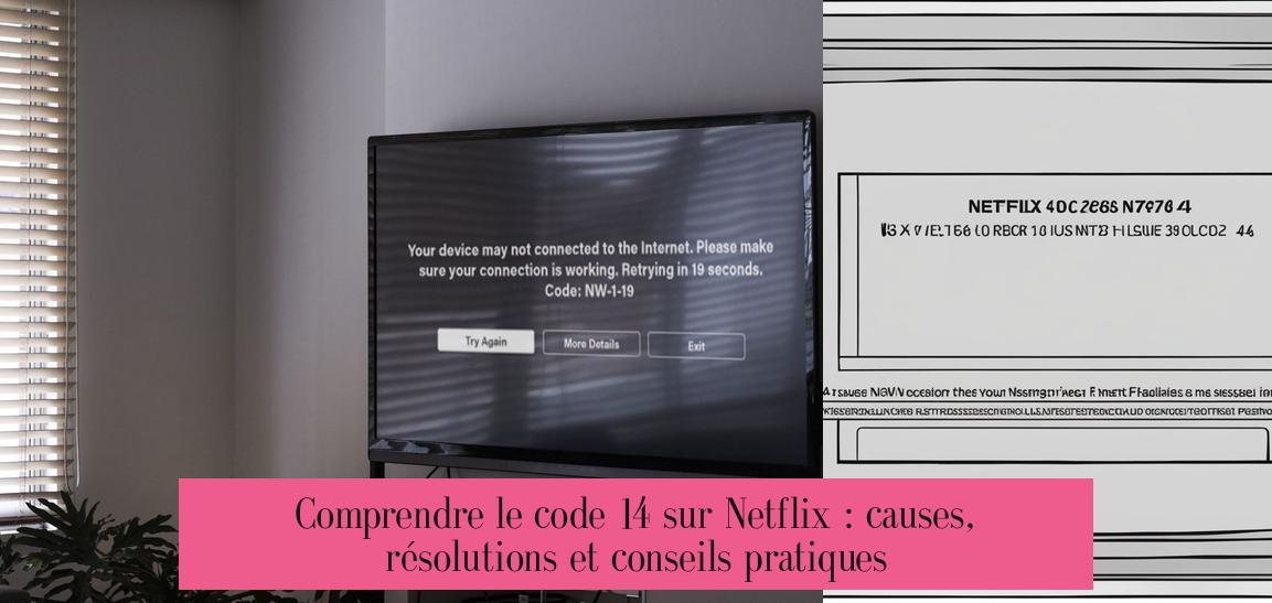Comprendre le code 14 sur Netflix : causes, résolutions et conseils pratiques