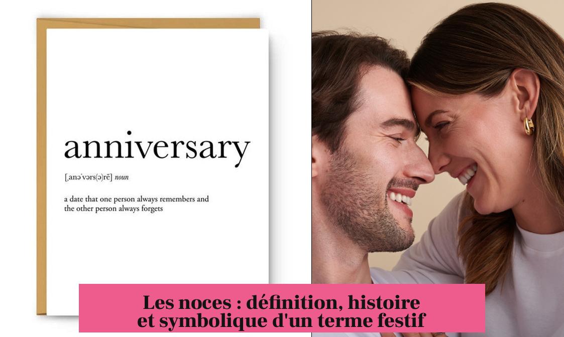 Les noces : définition, histoire et symbolique d'un terme festif