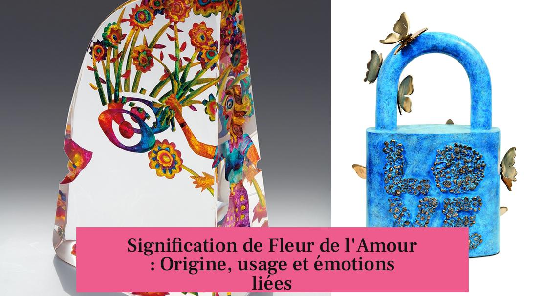 Signification de Fleur de l'Amour : Origine, usage et émotions liées