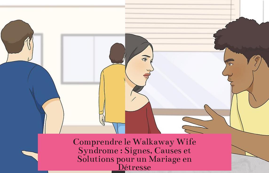 Comprendre le Walkaway Wife Syndrome : Signes, Causes et Solutions pour un Mariage en Détresse