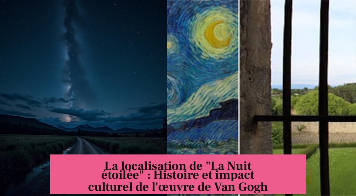 La localisation de "La Nuit étoilée" : Histoire et impact culturel de l'œuvre de Van Gogh