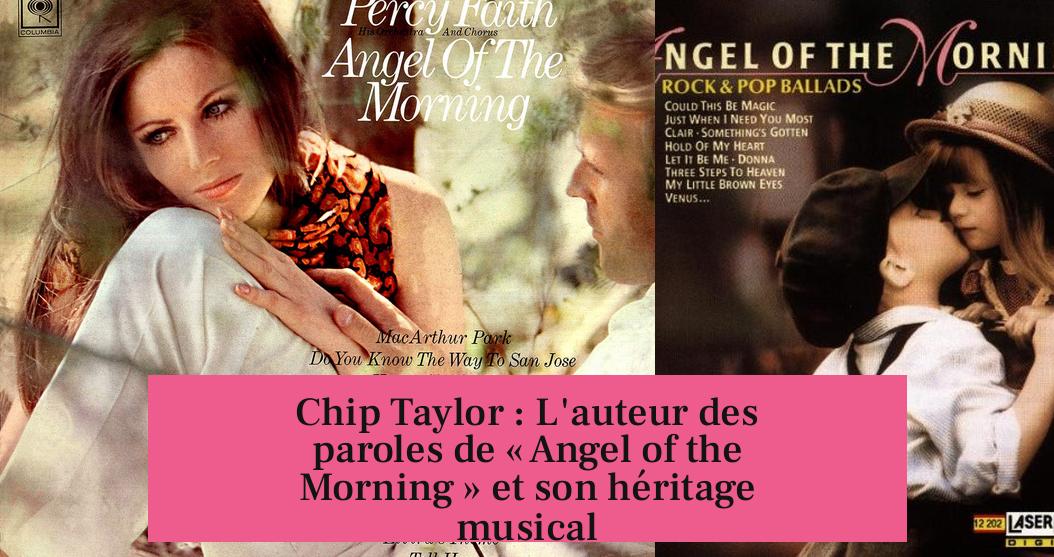 Chip Taylor : L'auteur des paroles de « Angel of the Morning » et son héritage musical