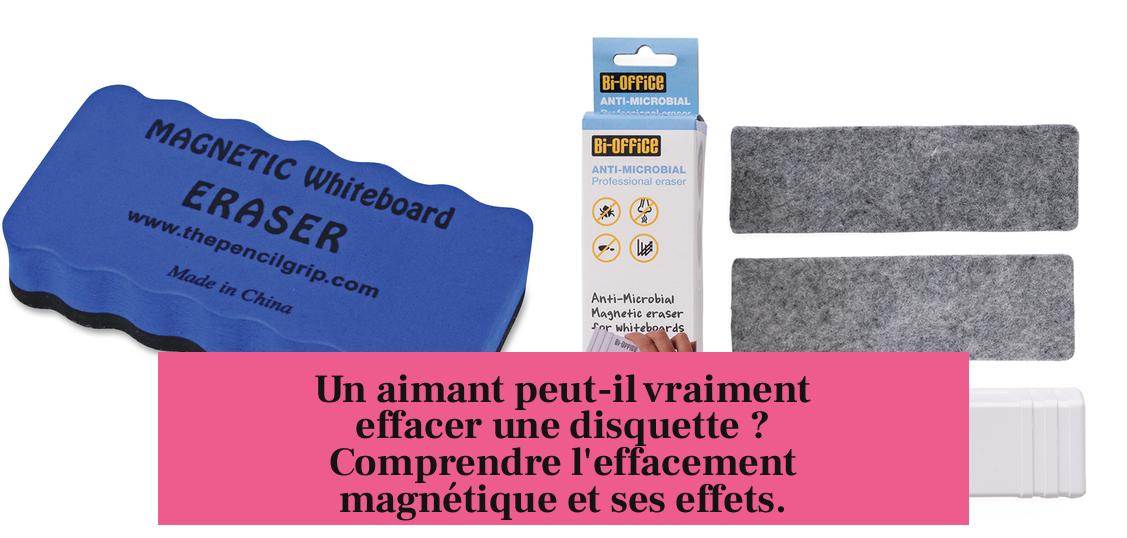 Un aimant peut-il vraiment effacer une disquette ? Comprendre l'effacement magnétique et ses effets.
