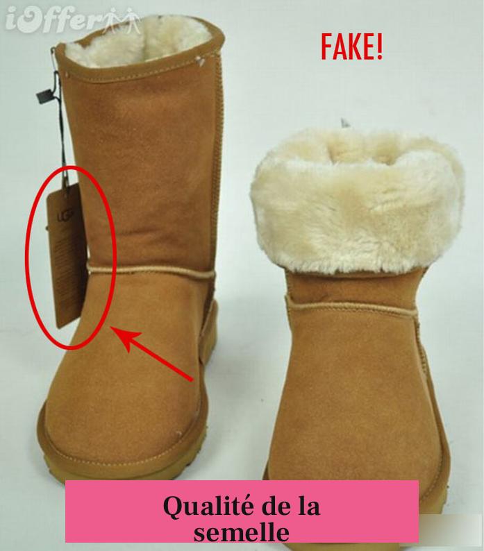 Qualité de la semelle