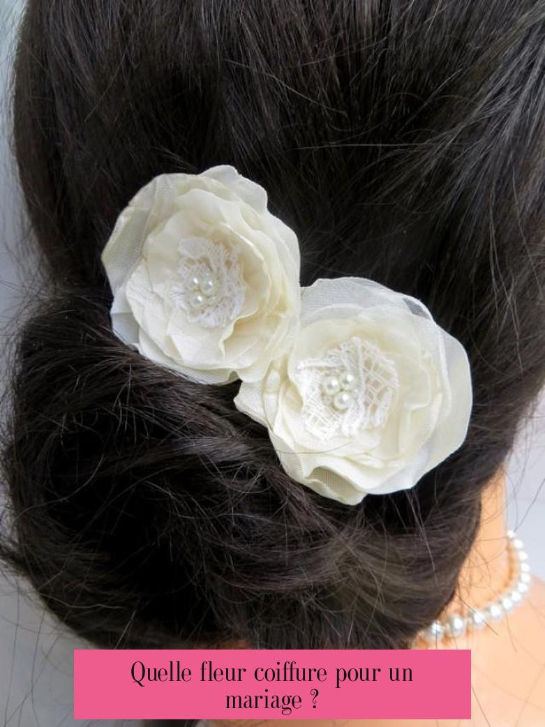 Quelle fleur coiffure pour un mariage ?