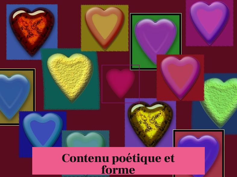 Contenu poétique et forme