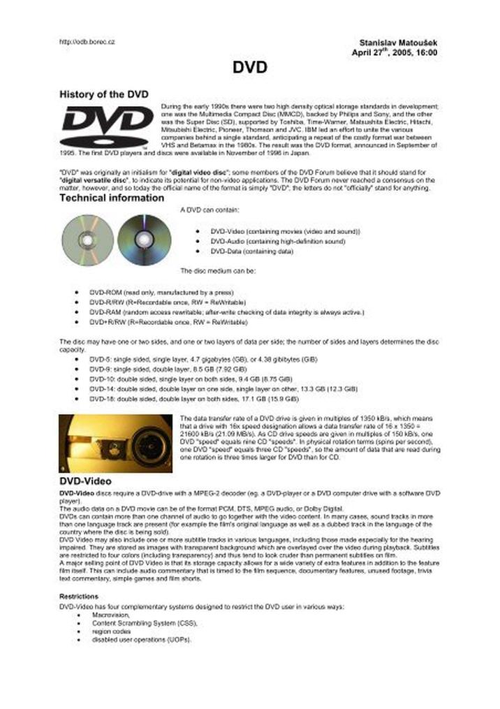 Le DVD, ce n’est pas qu’un simple disque vidéo