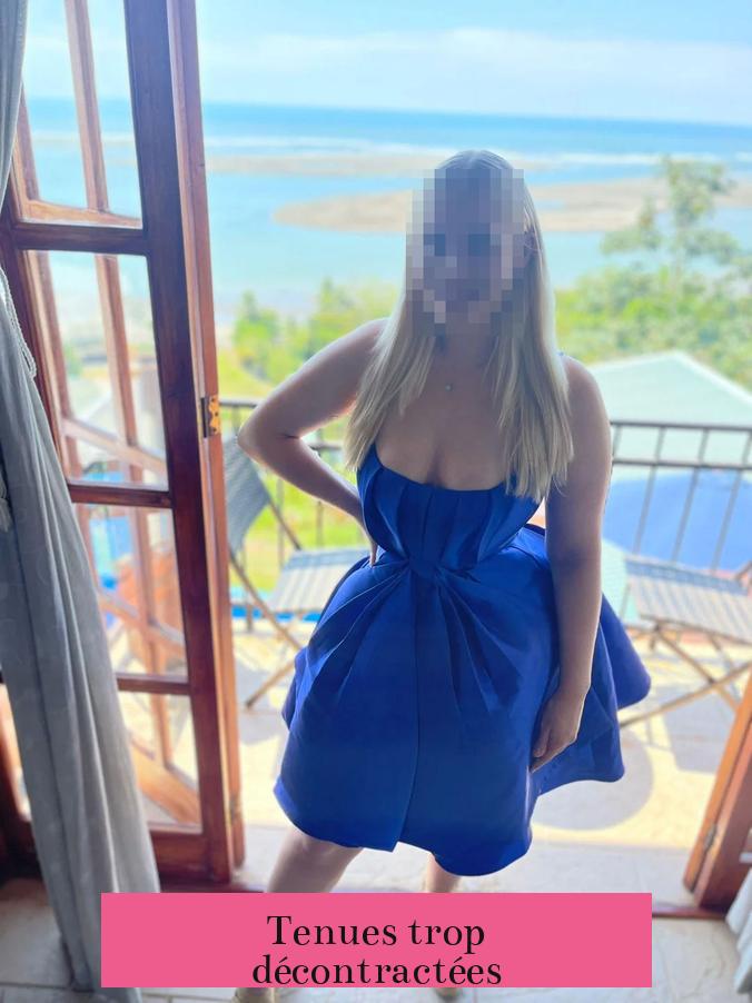 Tenues trop décontractées