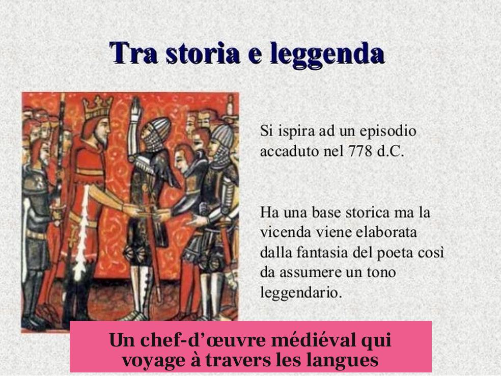 Un chef-d’œuvre médiéval qui voyage à travers les langues