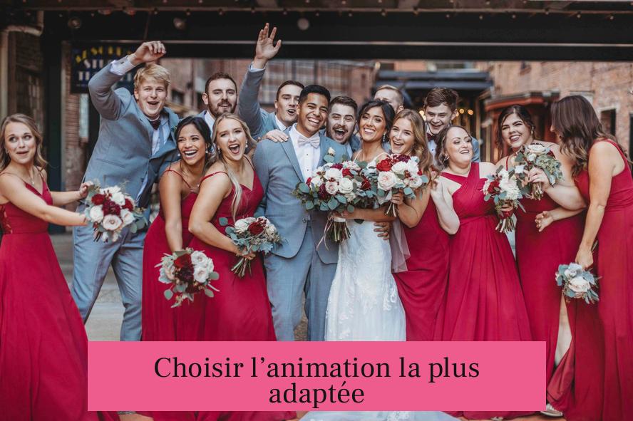 Choisir l’animation la plus adaptée