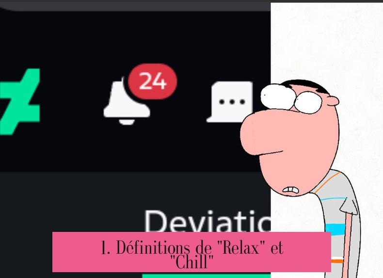 1. Définitions de "Relax" et "Chill"