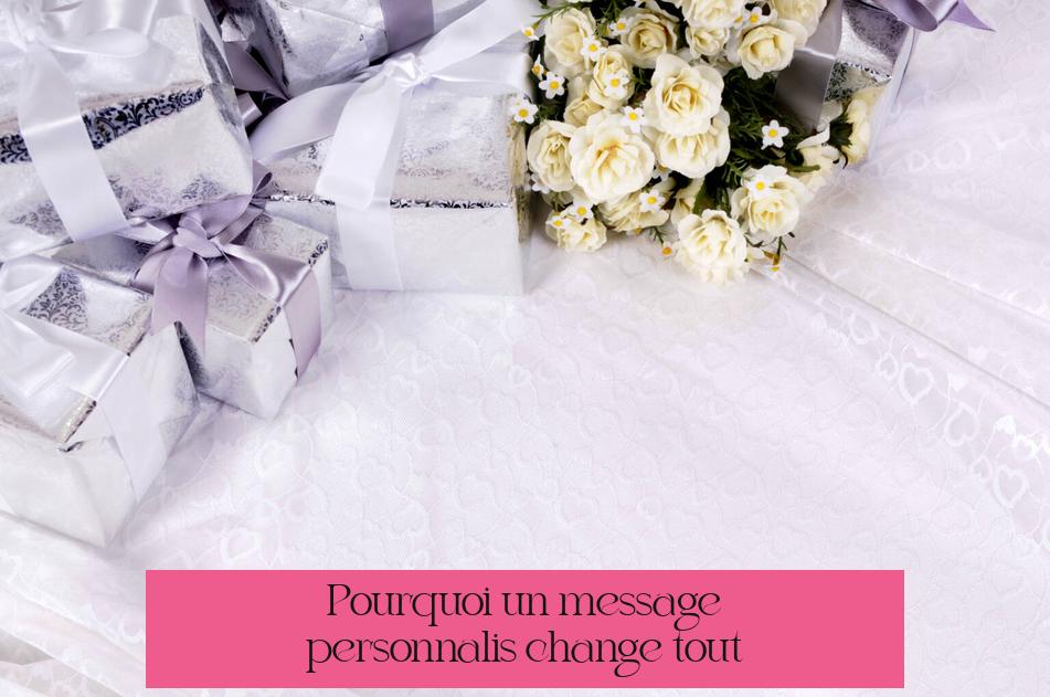 Pourquoi un message personnalisé change tout
