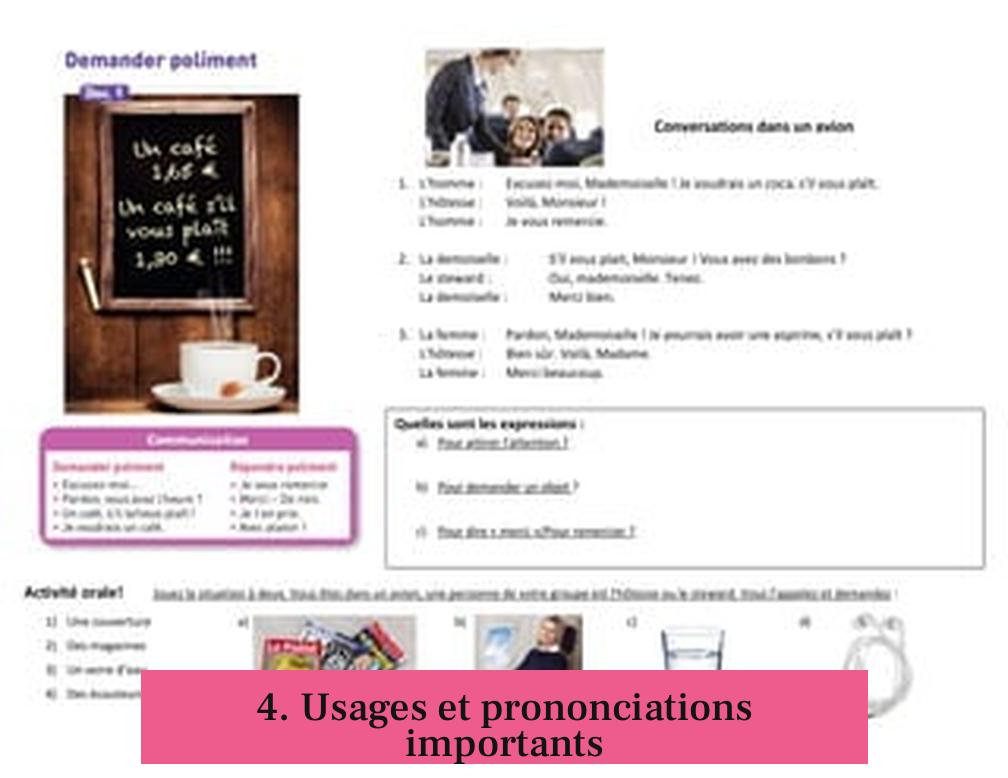 4. Usages et prononciations importants
