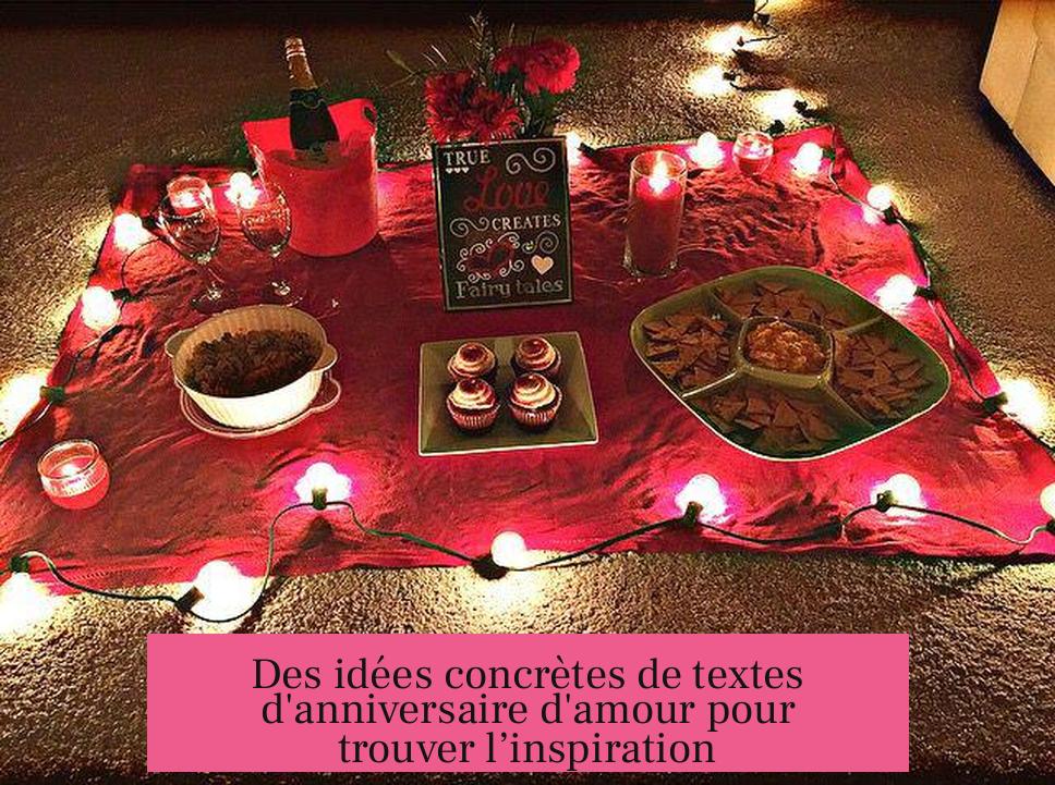 Des idées concrètes de textes d'anniversaire d'amour pour trouver l’inspiration