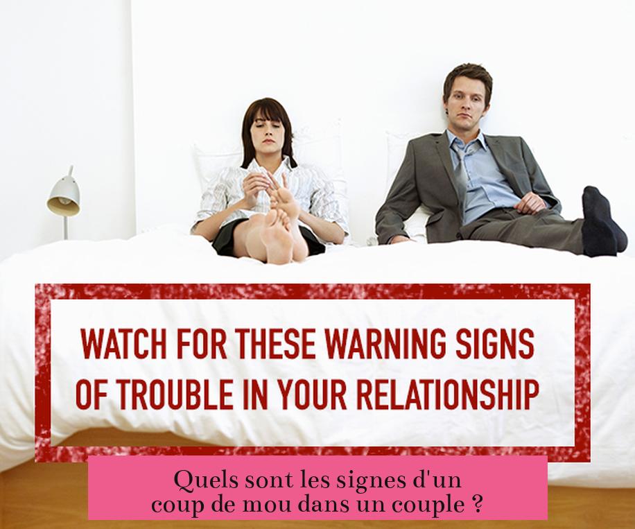 Quels sont les signes d'un coup de mou dans un couple ?