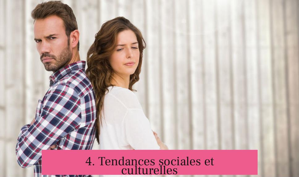 4. Tendances sociales et culturelles