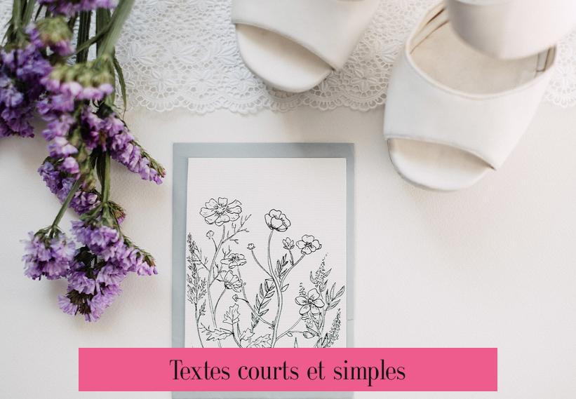 Textes courts et simples
