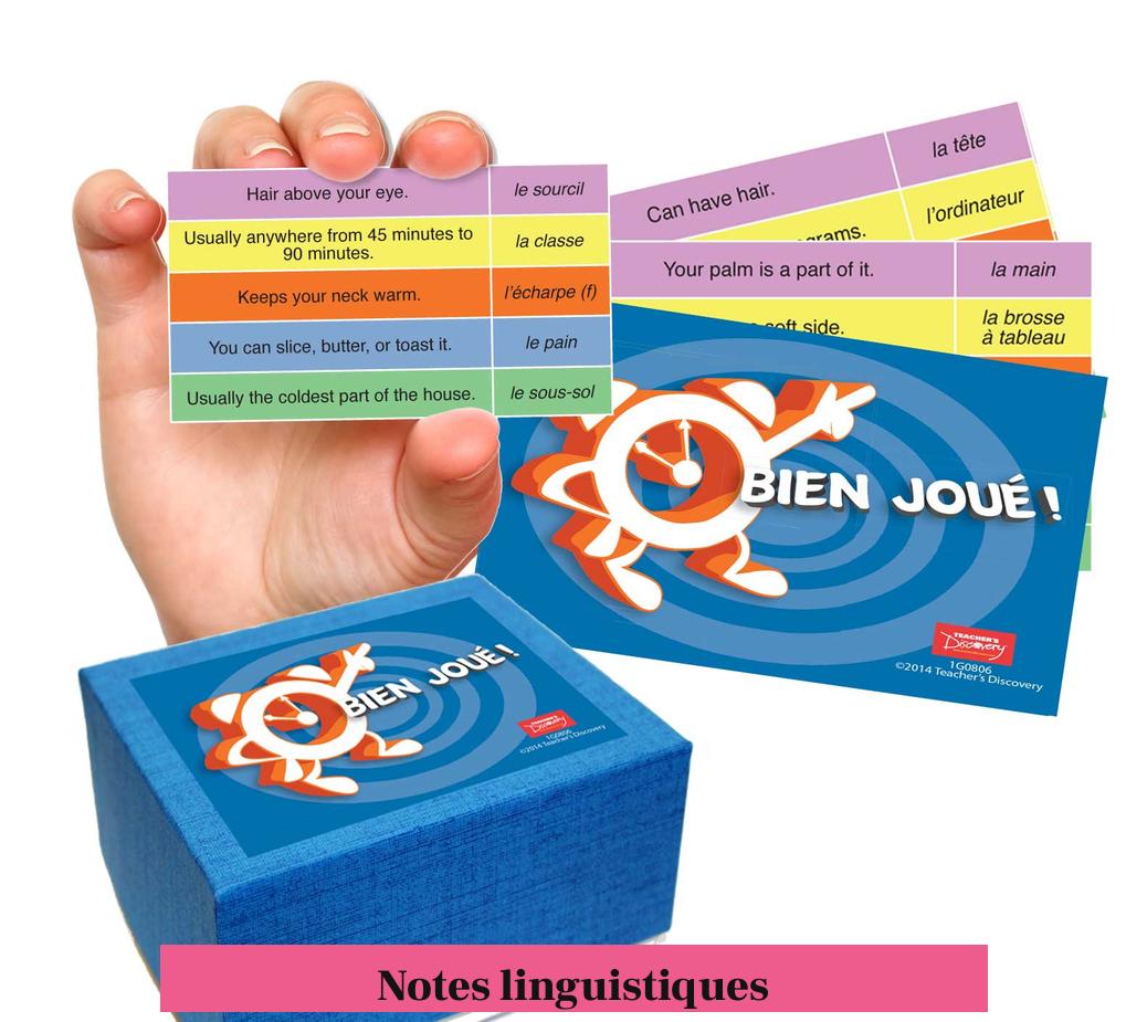 Notes linguistiques