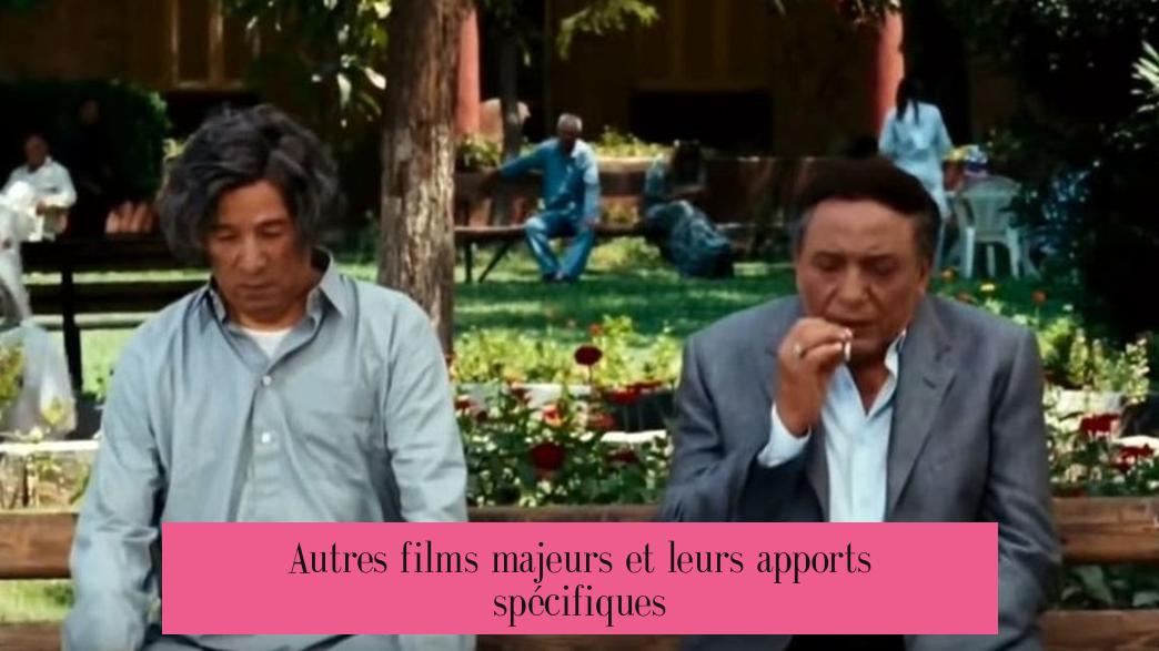 Autres films majeurs et leurs apports spécifiques