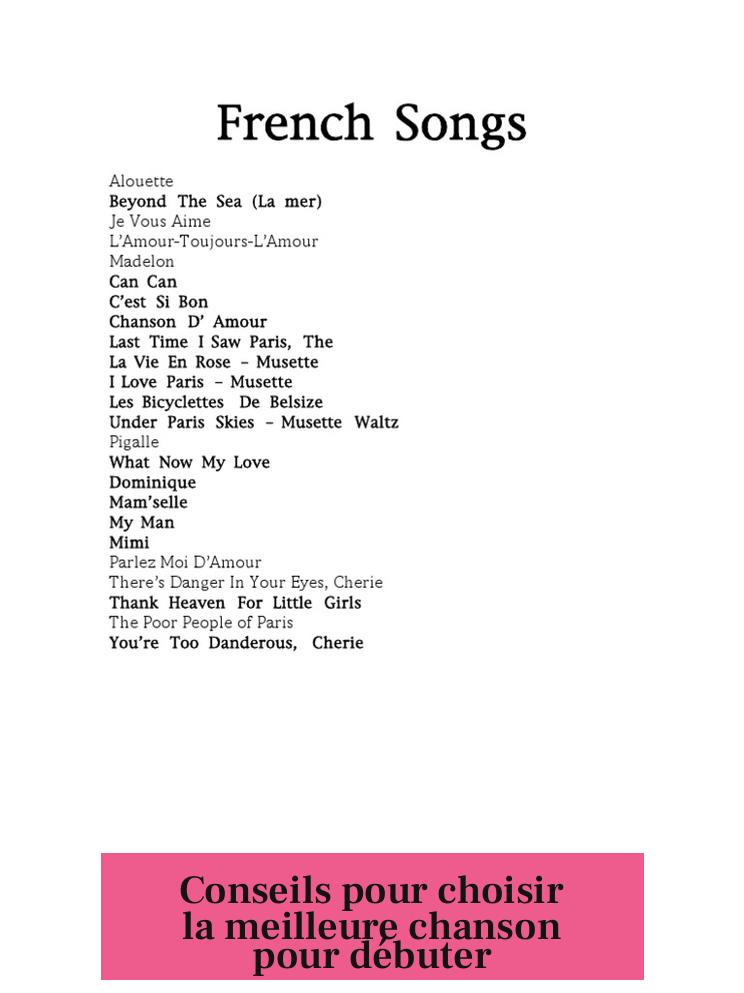 Conseils pour choisir la meilleure chanson pour débuter