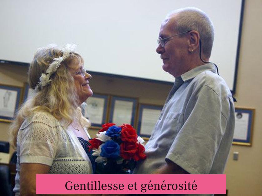 Gentillesse et générosité