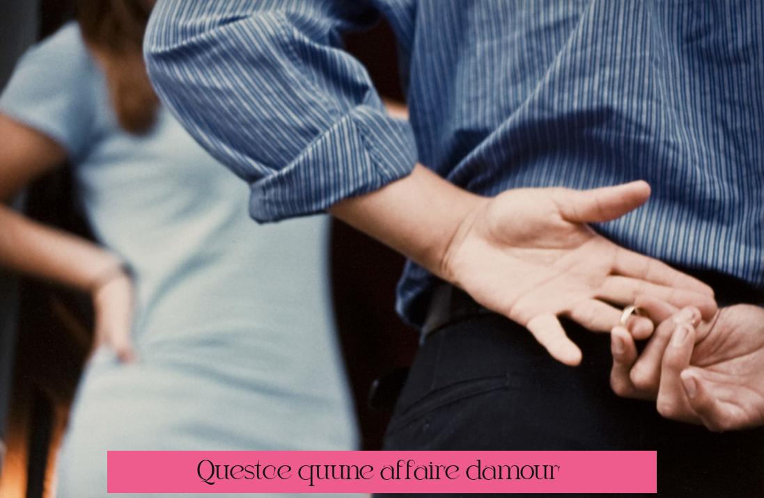 Qu’est-ce qu’une affaire d’amour ?