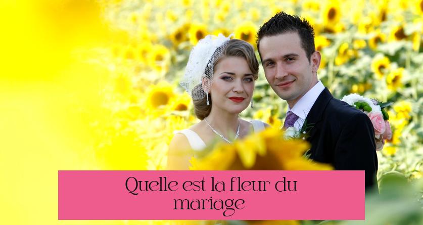 Quelle est la fleur du mariage ?