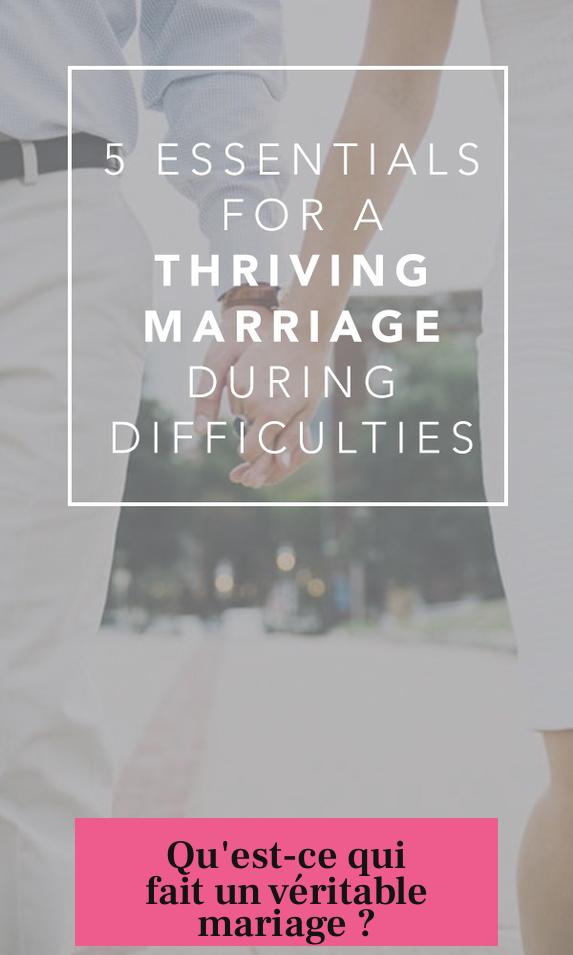 Qu'est-ce qui fait un véritable mariage ?