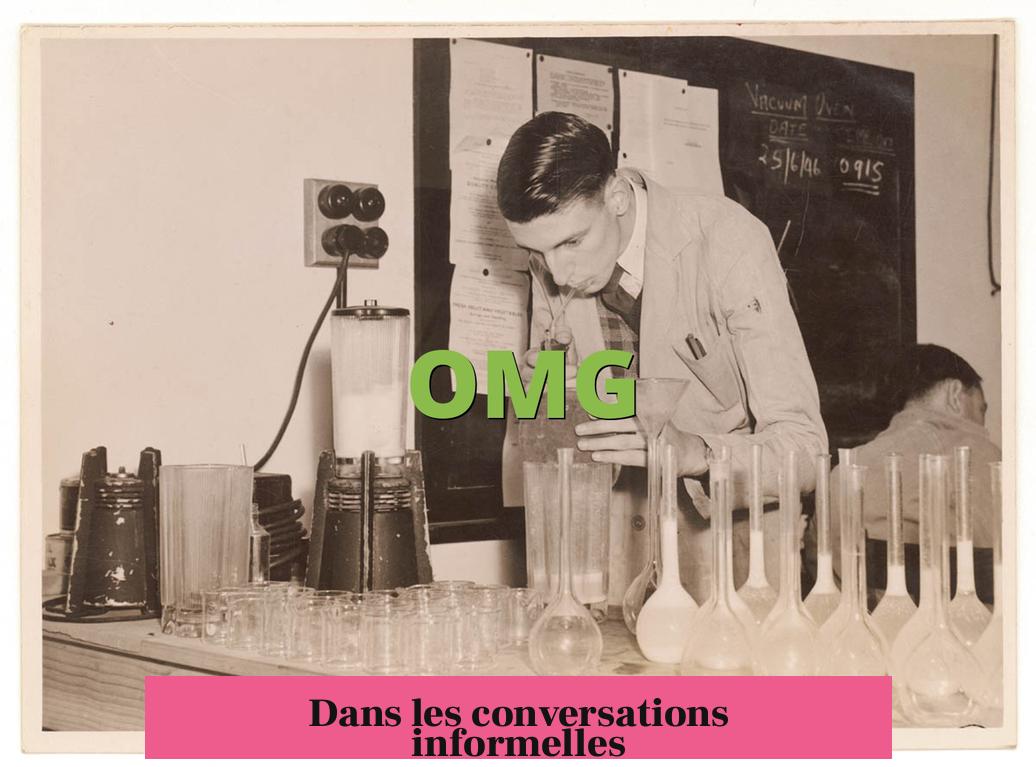 Dans les conversations informelles