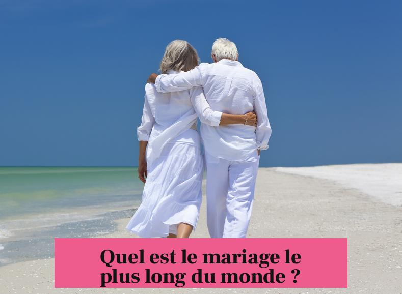 Quel est le mariage le plus long du monde ?