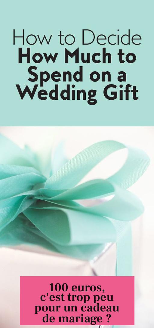 100 euros, c'est trop peu pour un cadeau de mariage ?