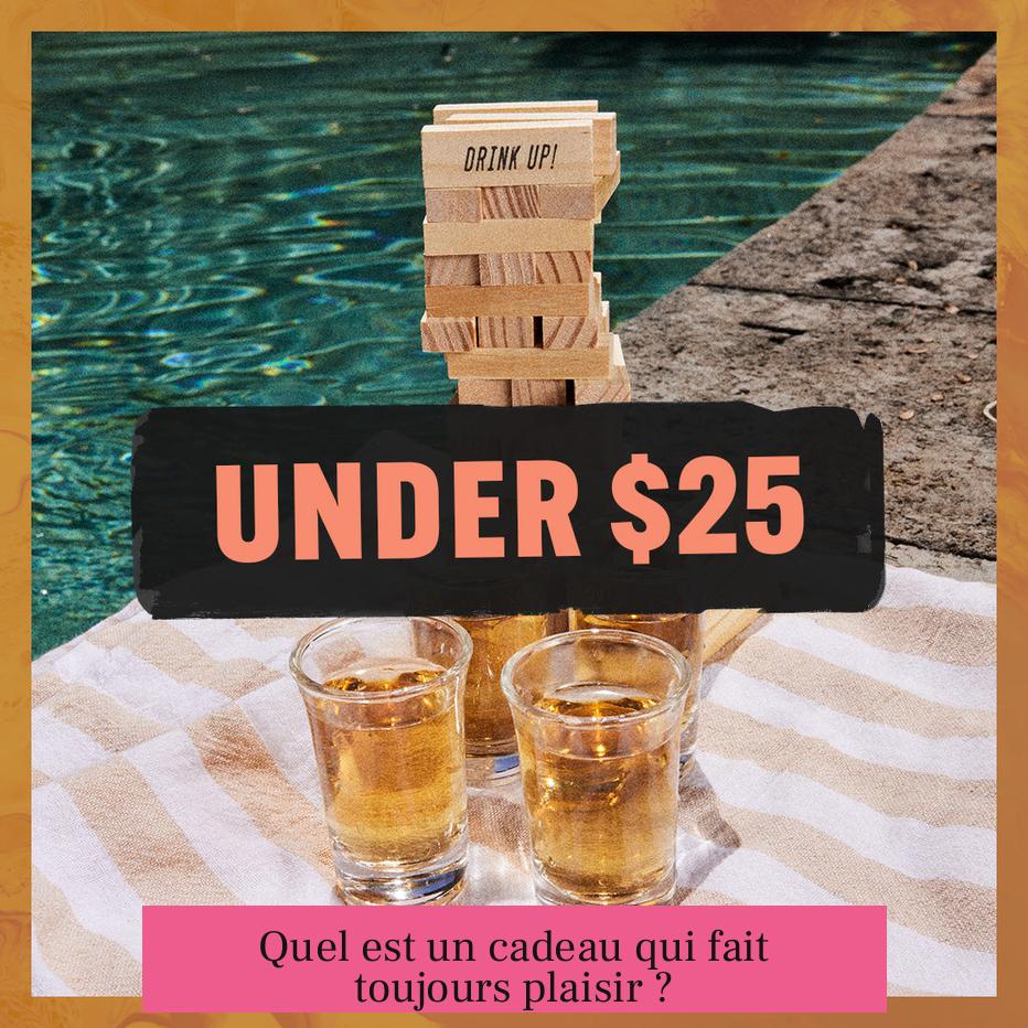 Quel est un cadeau qui fait toujours plaisir ?