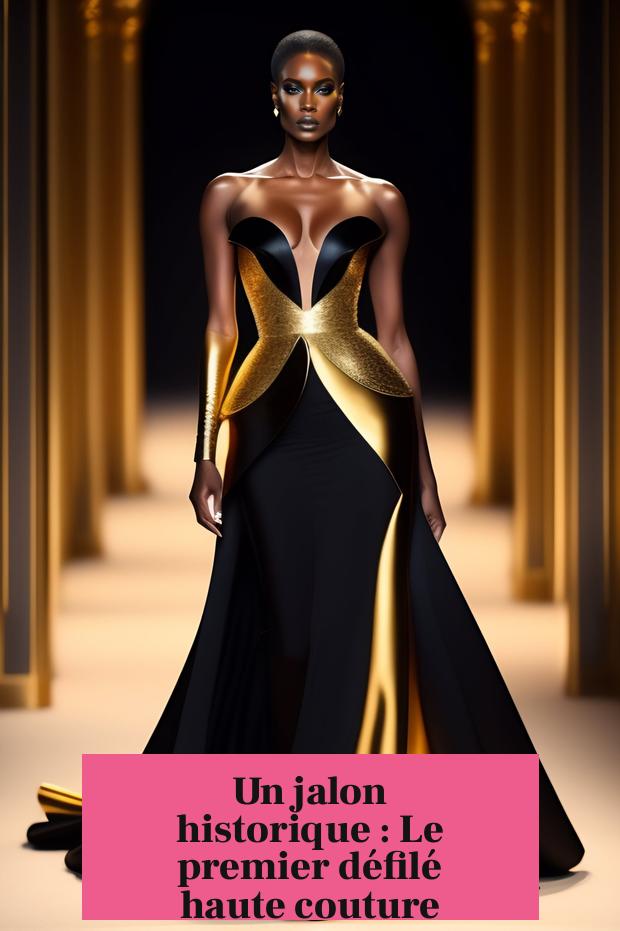Un jalon historique : Le premier défilé haute couture