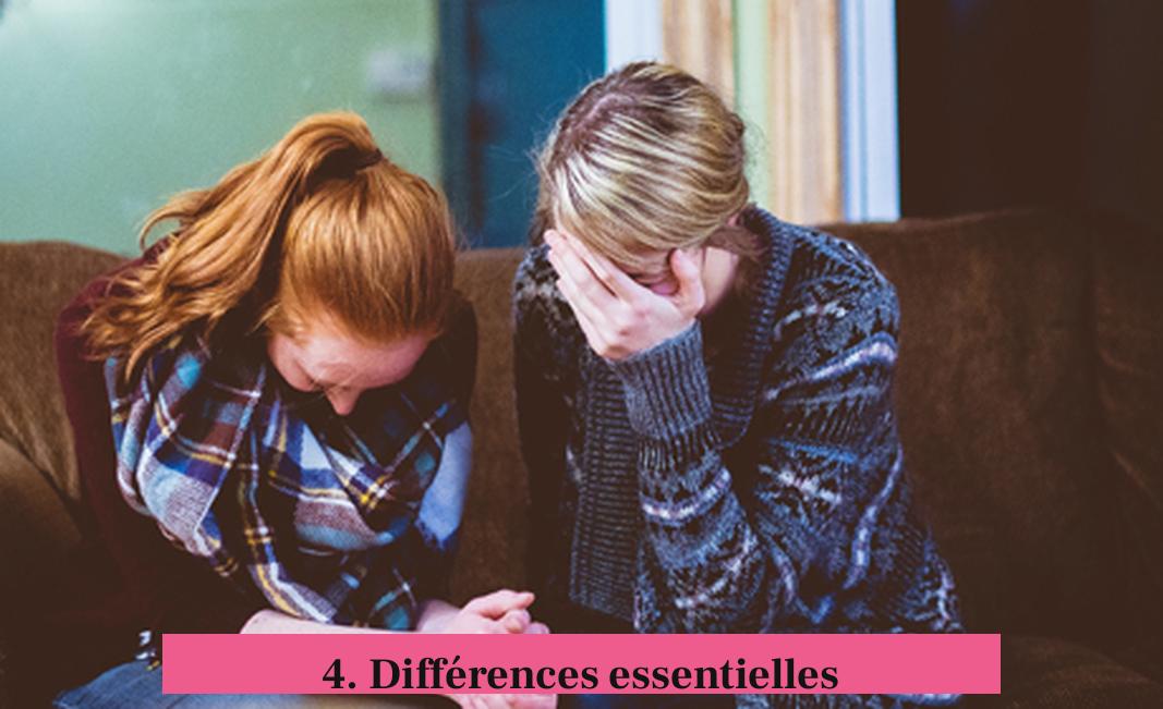 4. Différences essentielles