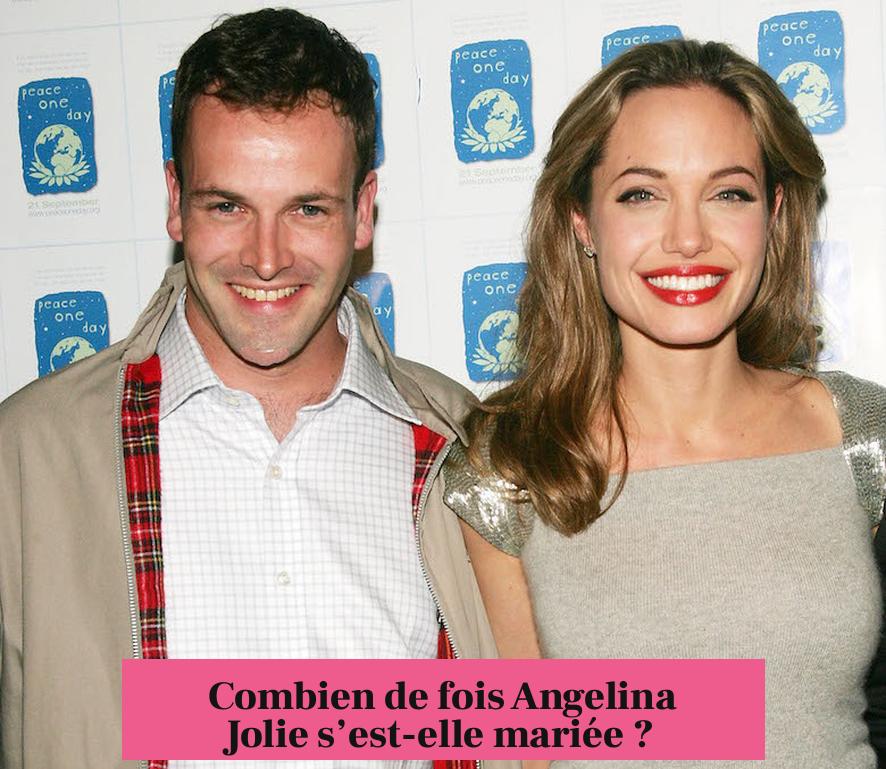 Combien de fois Angelina Jolie s’est-elle mariée ?