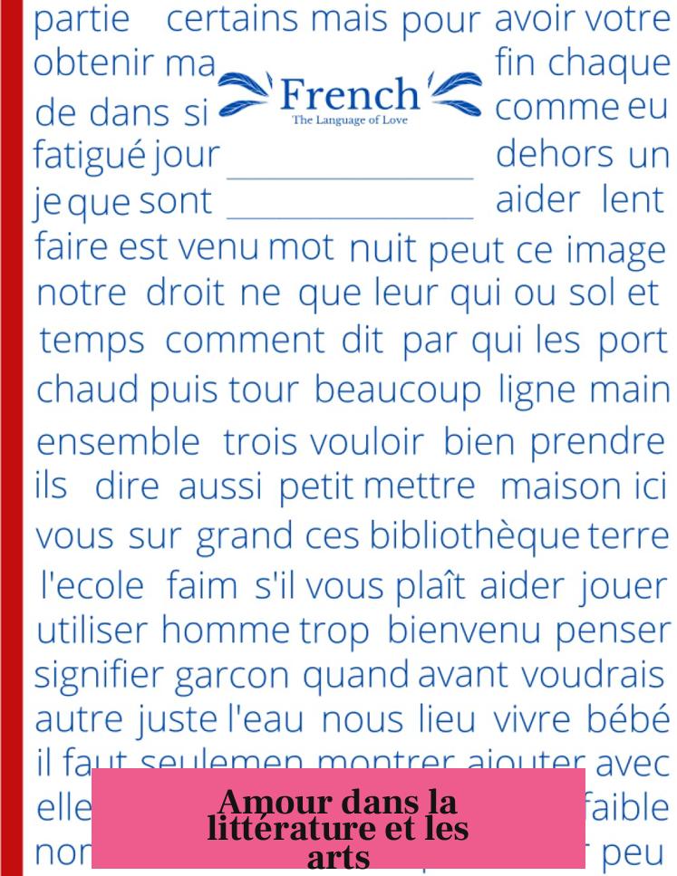 Amour dans la littérature et les arts