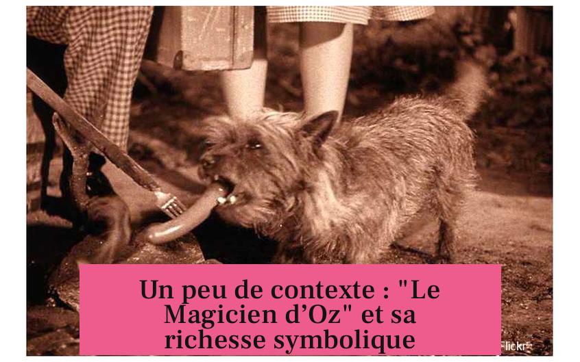 Un peu de contexte : "Le Magicien d’Oz" et sa richesse symbolique