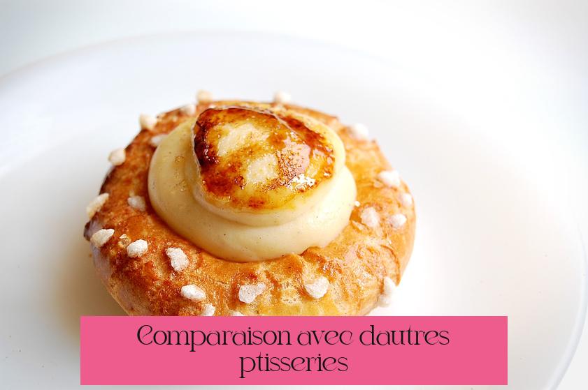 Comparaison avec d’autres pâtisseries