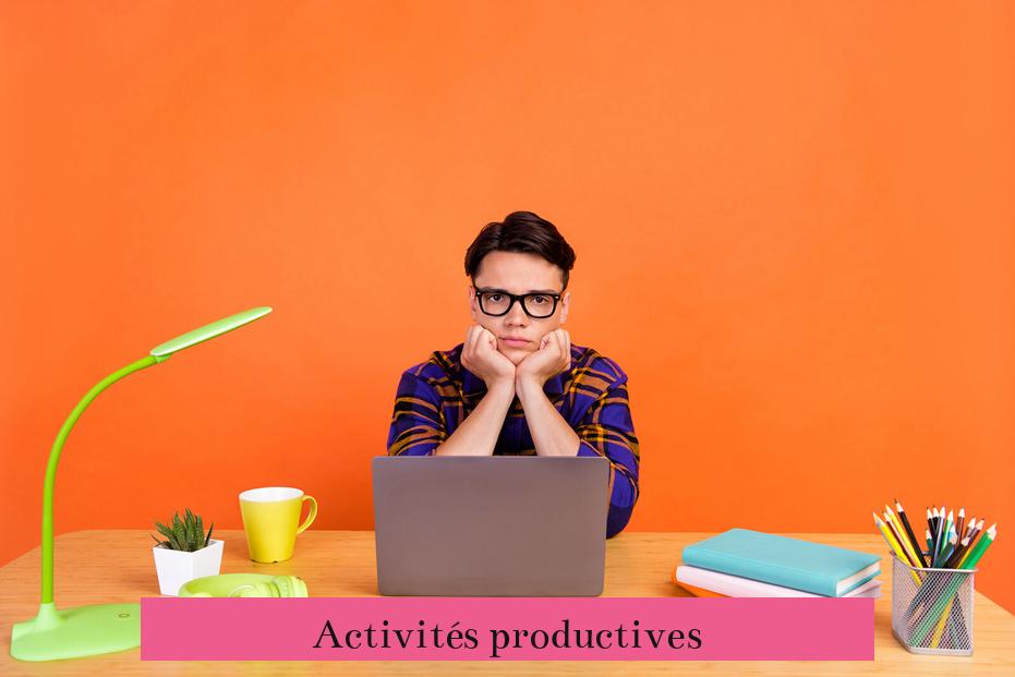 Activités productives
