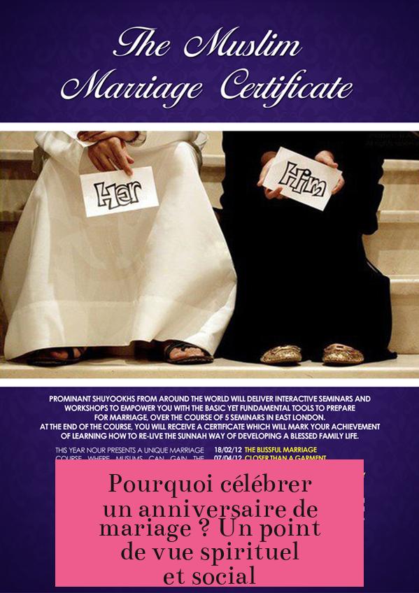Pourquoi célébrer un anniversaire de mariage ? Un point de vue spirituel et social
