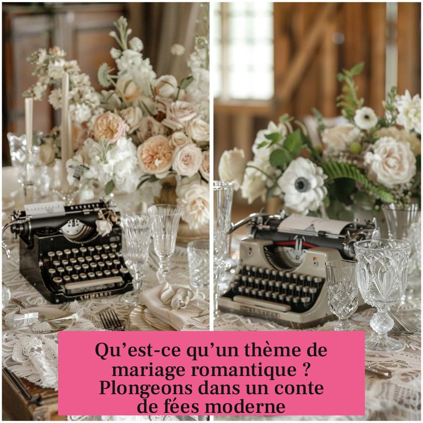 Qu’est-ce qu’un thème de mariage romantique ? Plongeons dans un conte de fées moderne