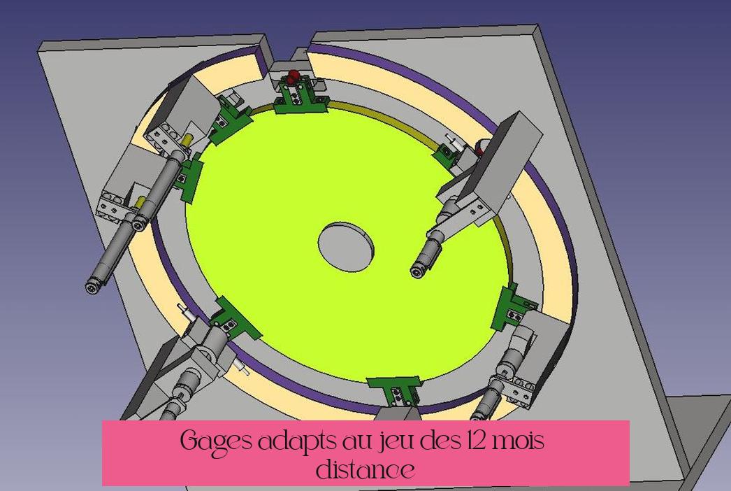 Gages adaptés au jeu des 12 mois à distance