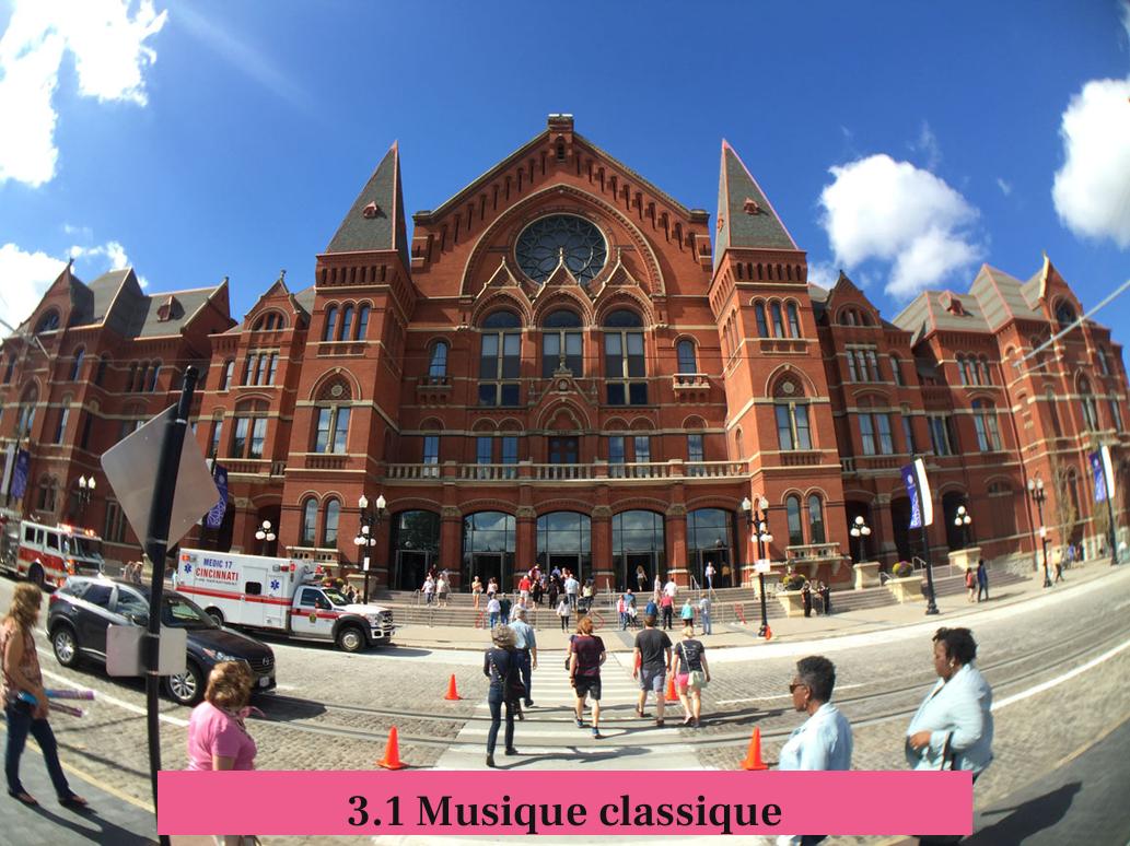 3.1 Musique classique